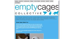 Desktop Screenshot of emptycagescollective.com
