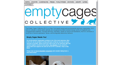 Desktop Screenshot of emptycagescollective.org